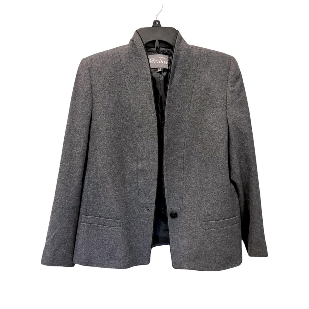 Gray Wool- blend blazer/jacket by Suits By Dallas.